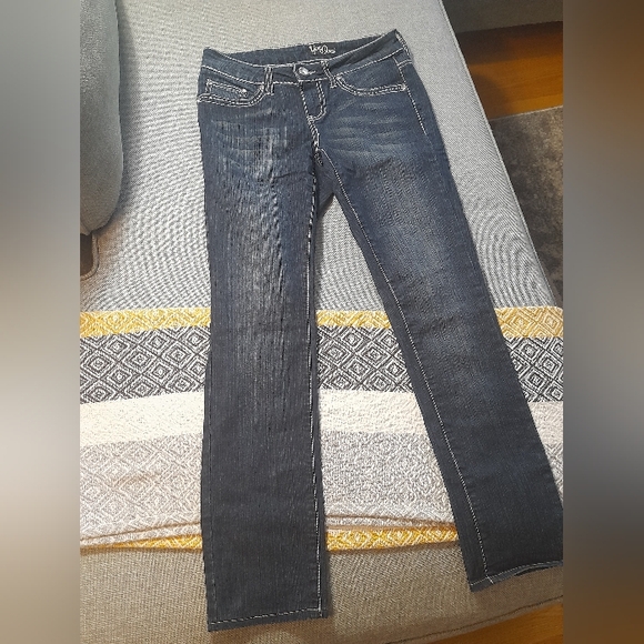 JEANS LOW RISE SKINNY JEANS Y2K DESING PANTS MISS ME LOOKALIKE - Picture 2 of 5